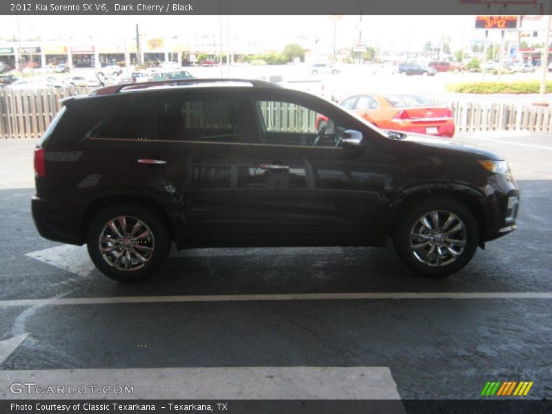 Dark Cherry / Black 2012 Kia Sorento SX V6