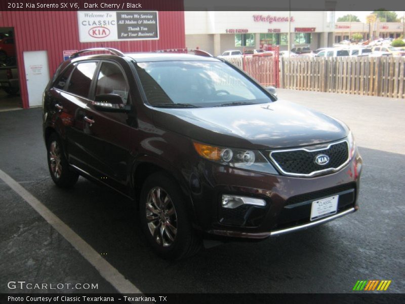 Dark Cherry / Black 2012 Kia Sorento SX V6