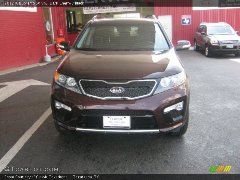 Dark Cherry / Black 2012 Kia Sorento SX V6