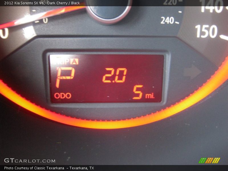 Dark Cherry / Black 2012 Kia Sorento SX V6