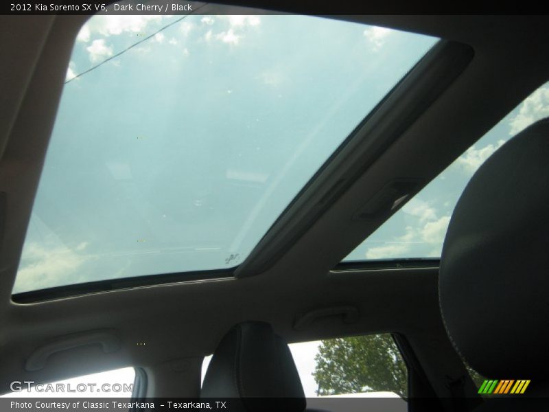 Sunroof of 2012 Sorento SX V6