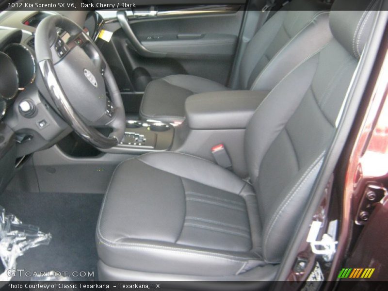  2012 Sorento SX V6 Black Interior