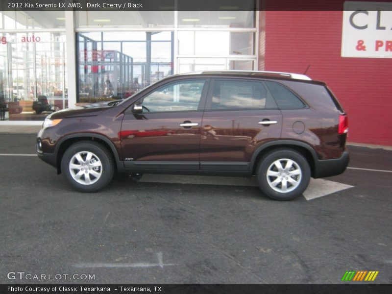  2012 Sorento LX AWD Dark Cherry