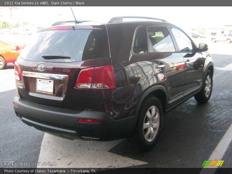 Dark Cherry / Black 2012 Kia Sorento LX AWD