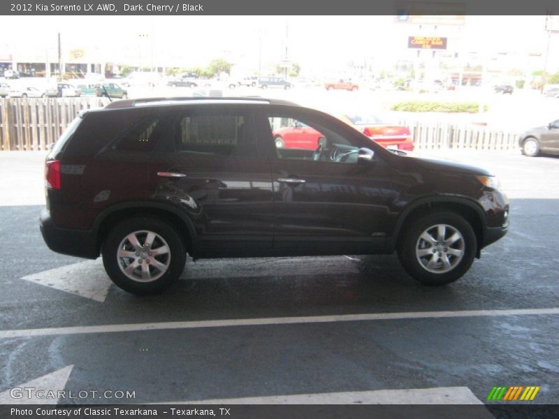 Dark Cherry / Black 2012 Kia Sorento LX AWD