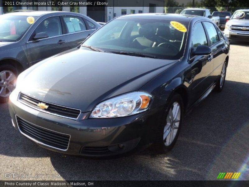 Cyber Gray Metallic / Ebony 2011 Chevrolet Impala LTZ