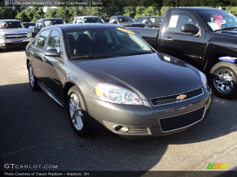 Cyber Gray Metallic / Ebony 2011 Chevrolet Impala LTZ