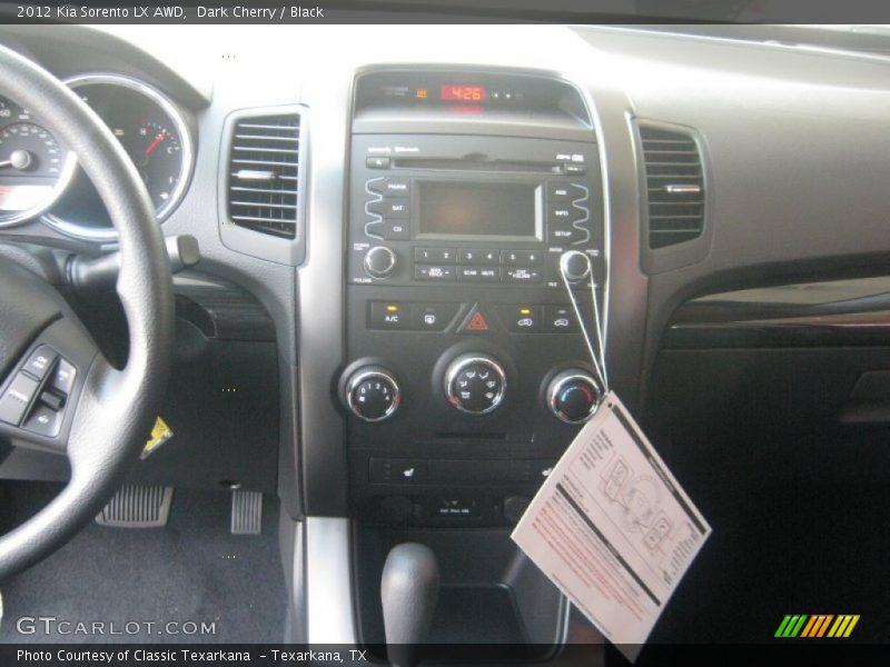 Dark Cherry / Black 2012 Kia Sorento LX AWD