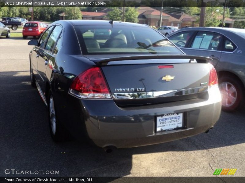 Cyber Gray Metallic / Ebony 2011 Chevrolet Impala LTZ