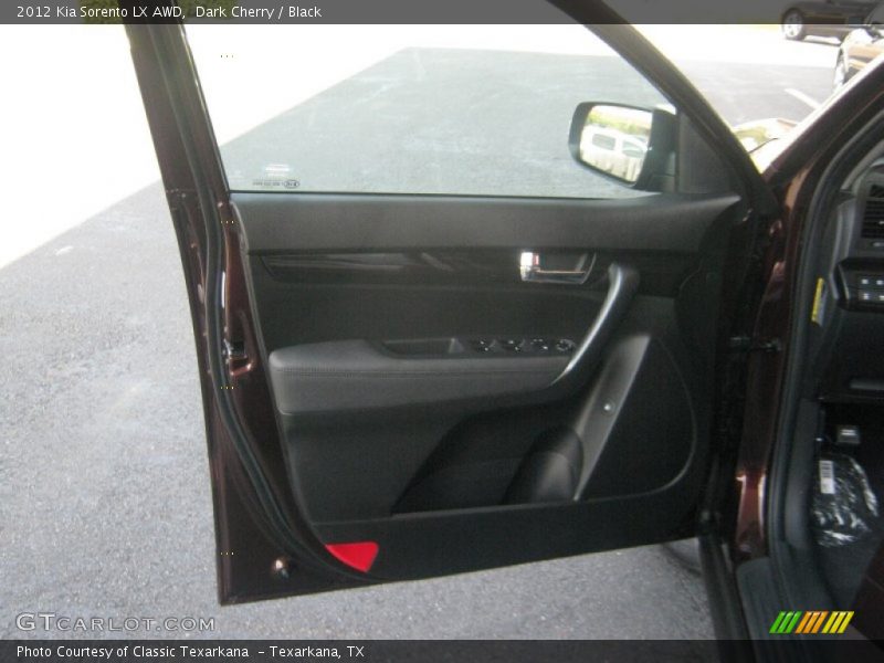 Dark Cherry / Black 2012 Kia Sorento LX AWD
