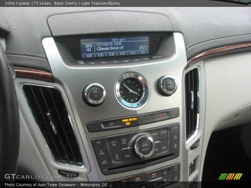 Black Cherry / Light Titanium/Ebony 2009 Cadillac CTS Sedan