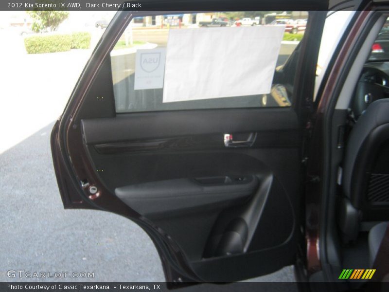 Dark Cherry / Black 2012 Kia Sorento LX AWD