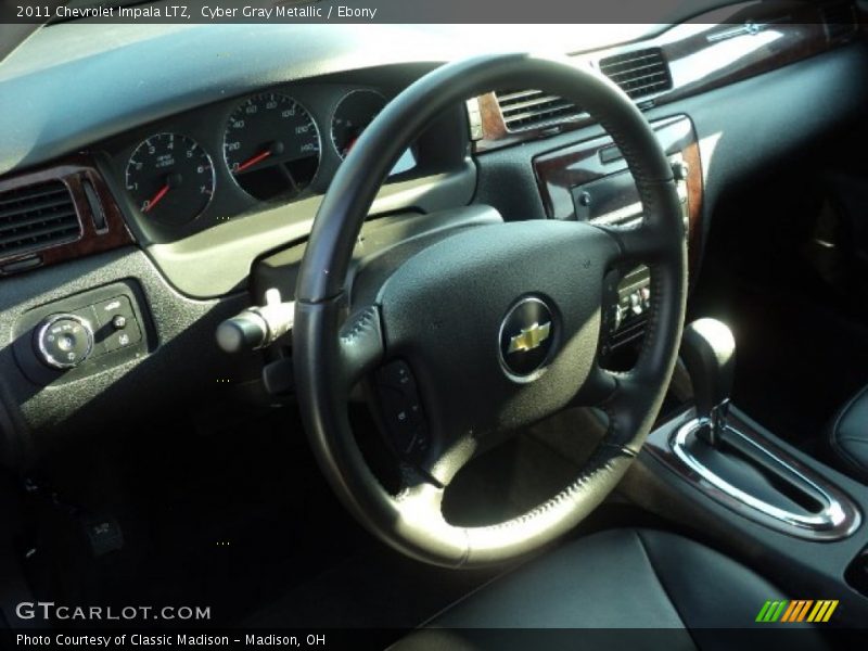 Cyber Gray Metallic / Ebony 2011 Chevrolet Impala LTZ