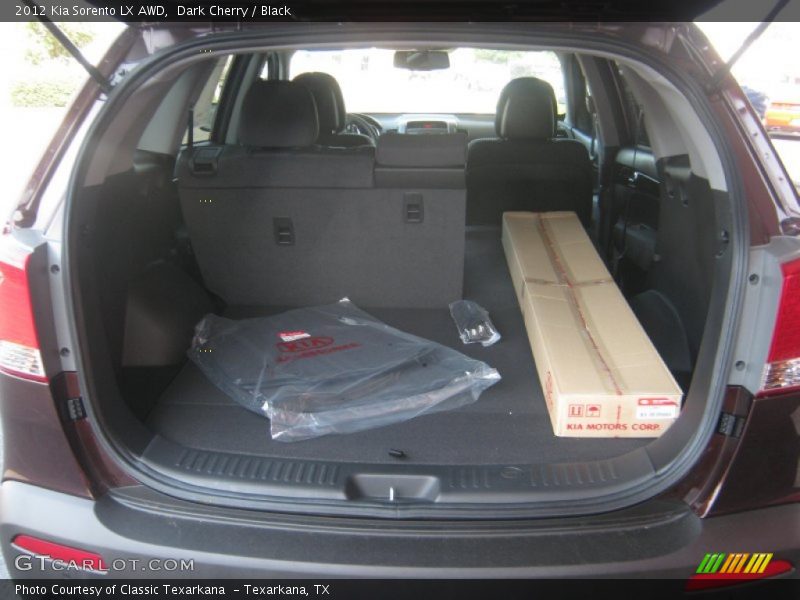 Dark Cherry / Black 2012 Kia Sorento LX AWD