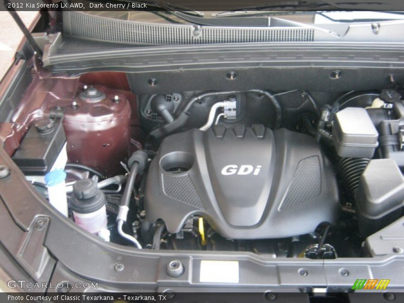  2012 Sorento LX AWD Engine - 2.4 Liter GDI DOHC 16-Valve Dual CVVT 4 Cylinder