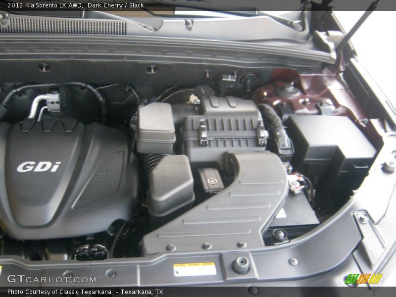 Dark Cherry / Black 2012 Kia Sorento LX AWD