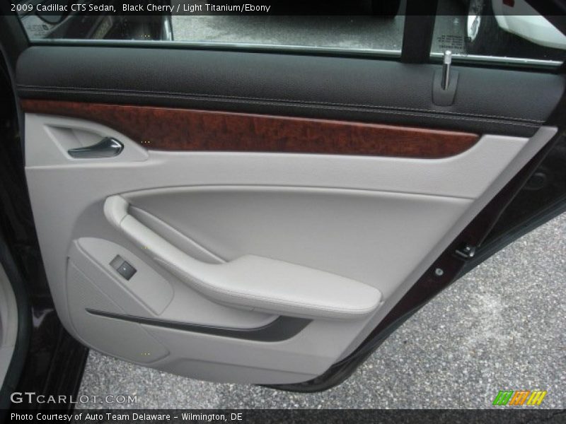 Black Cherry / Light Titanium/Ebony 2009 Cadillac CTS Sedan