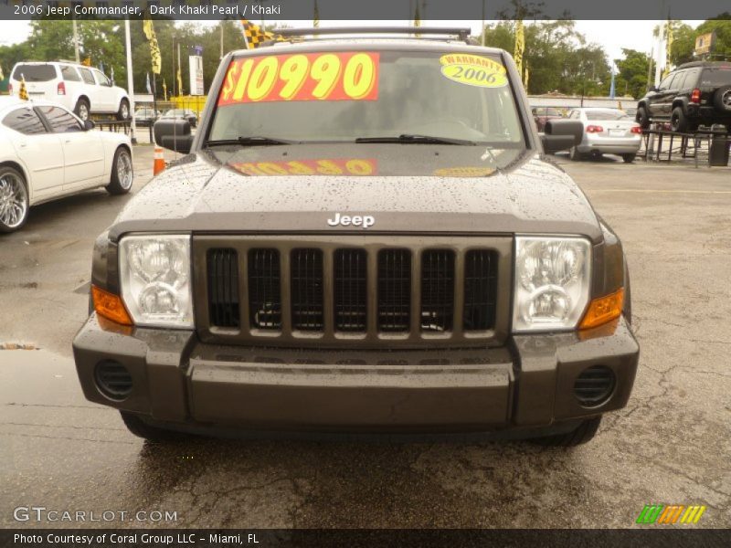 Dark Khaki Pearl / Khaki 2006 Jeep Commander