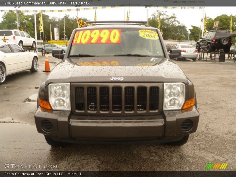 Dark Khaki Pearl / Khaki 2006 Jeep Commander