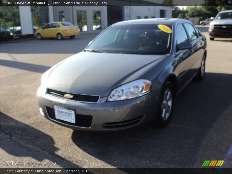 Dark Silver Metallic / Ebony Black 2008 Chevrolet Impala LT