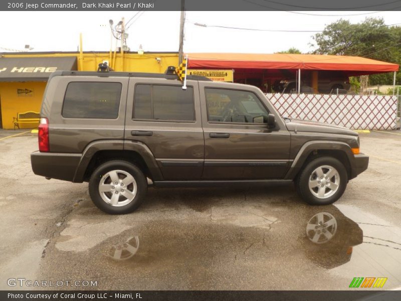 Dark Khaki Pearl / Khaki 2006 Jeep Commander