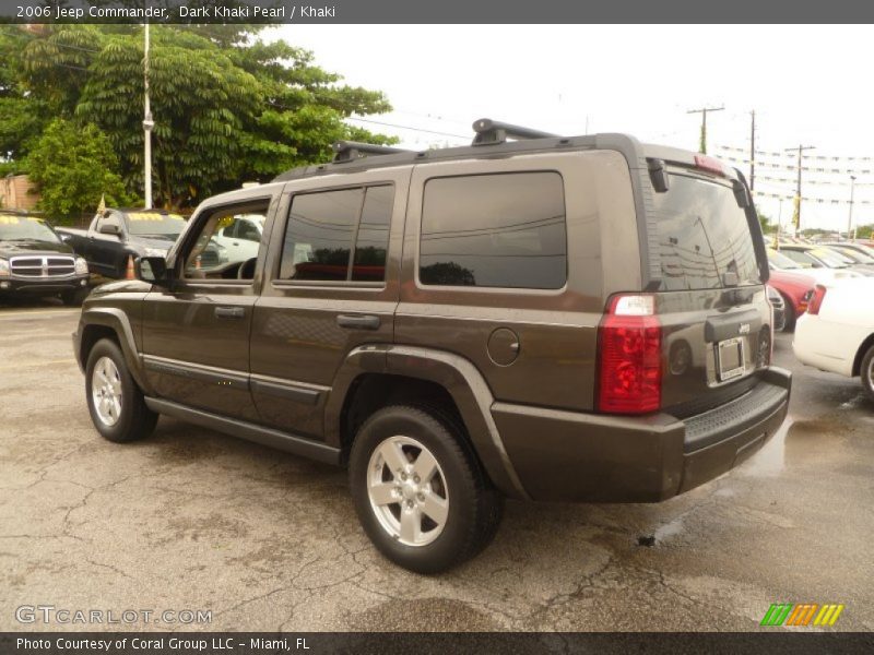 Dark Khaki Pearl / Khaki 2006 Jeep Commander