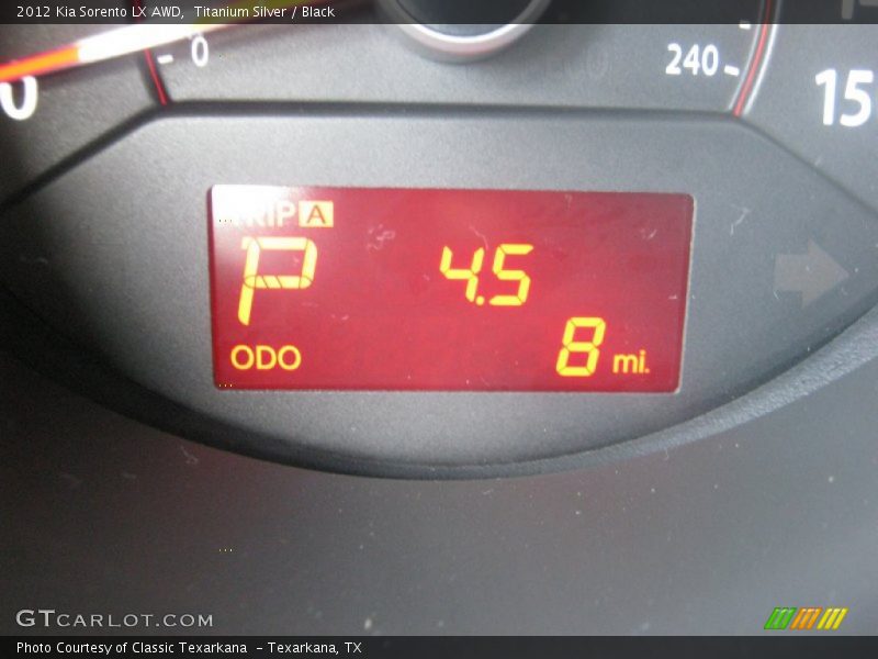 Titanium Silver / Black 2012 Kia Sorento LX AWD