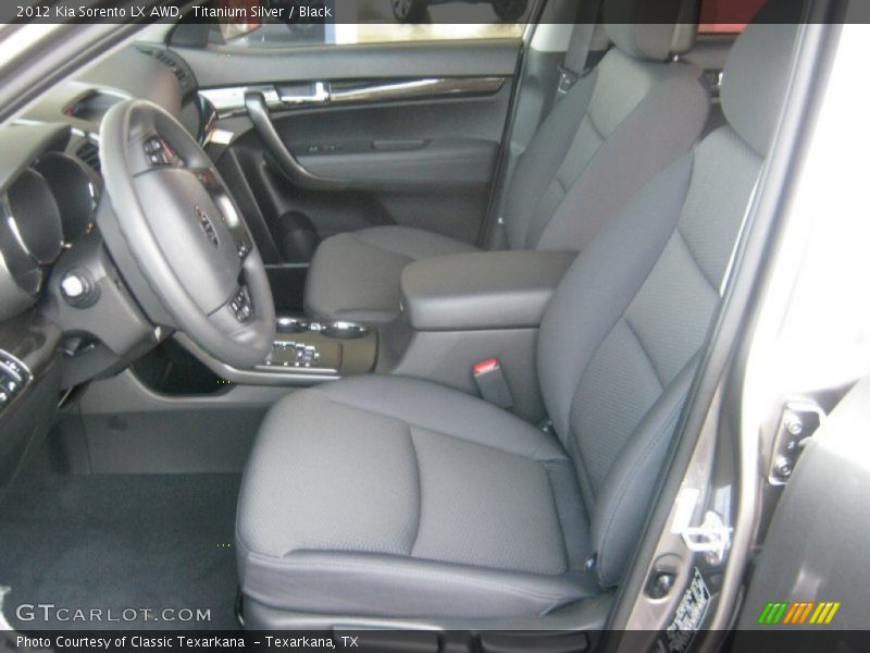 Titanium Silver / Black 2012 Kia Sorento LX AWD