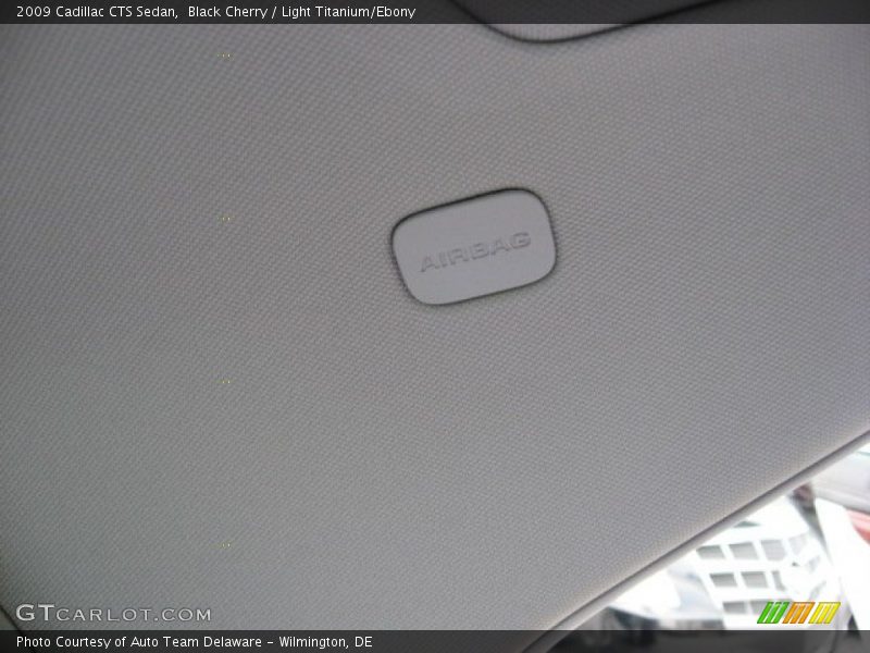 Black Cherry / Light Titanium/Ebony 2009 Cadillac CTS Sedan