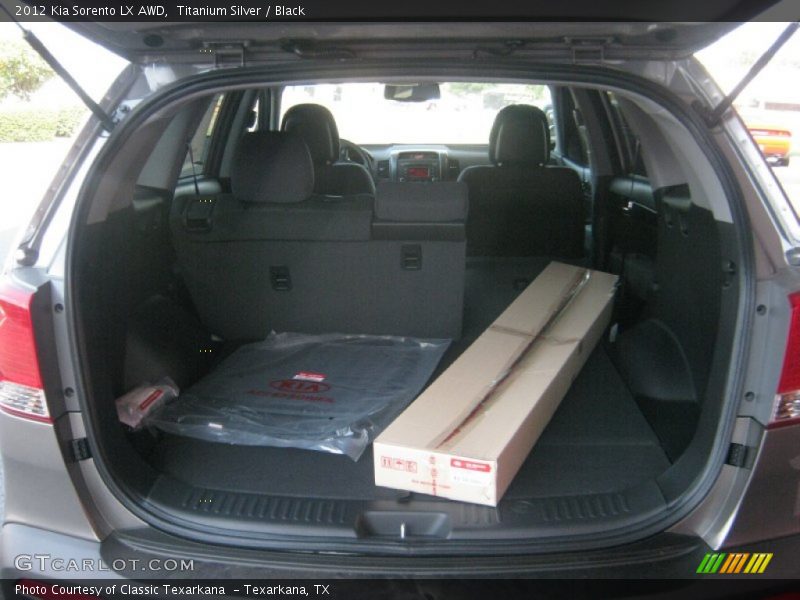 Titanium Silver / Black 2012 Kia Sorento LX AWD