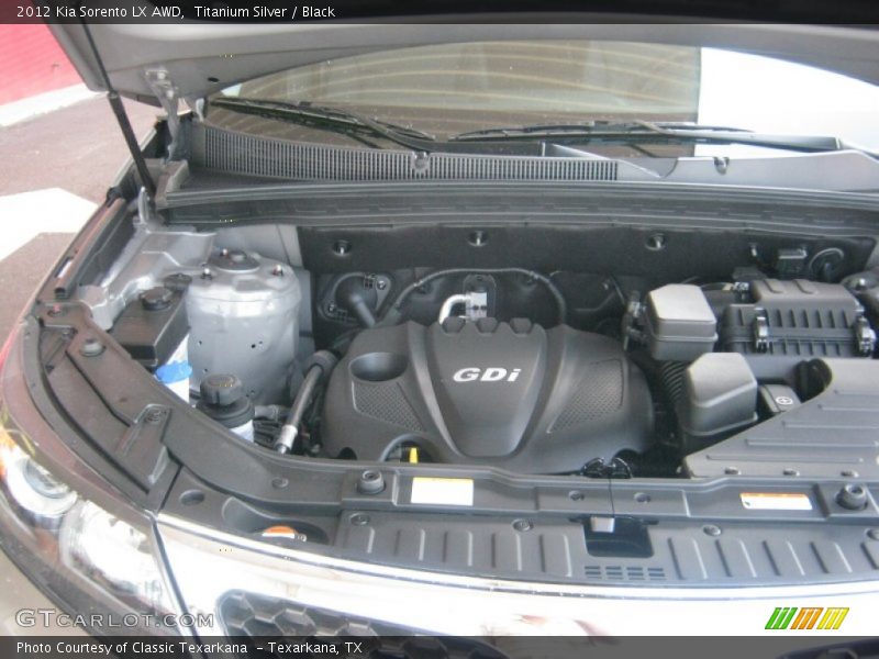 Titanium Silver / Black 2012 Kia Sorento LX AWD