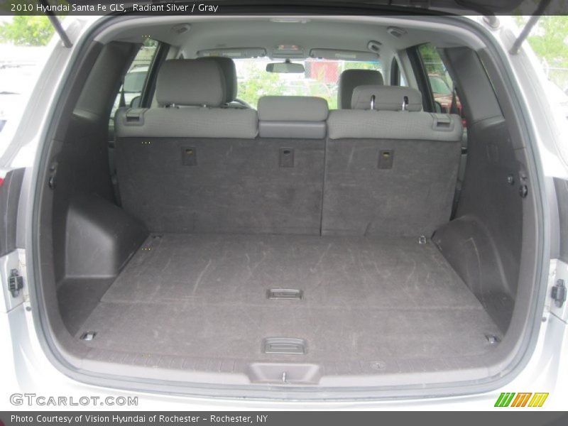 Radiant Silver / Gray 2010 Hyundai Santa Fe GLS