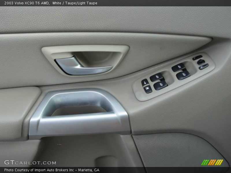 White / Taupe/Light Taupe 2003 Volvo XC90 T6 AWD