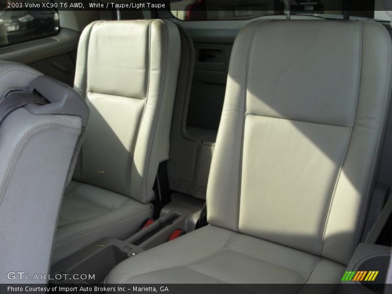 White / Taupe/Light Taupe 2003 Volvo XC90 T6 AWD