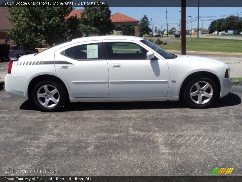 Stone White / Dark Slate Gray 2010 Dodge Charger SXT