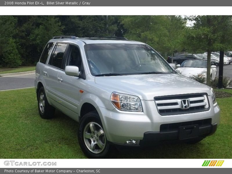 Billet Silver Metallic / Gray 2008 Honda Pilot EX-L