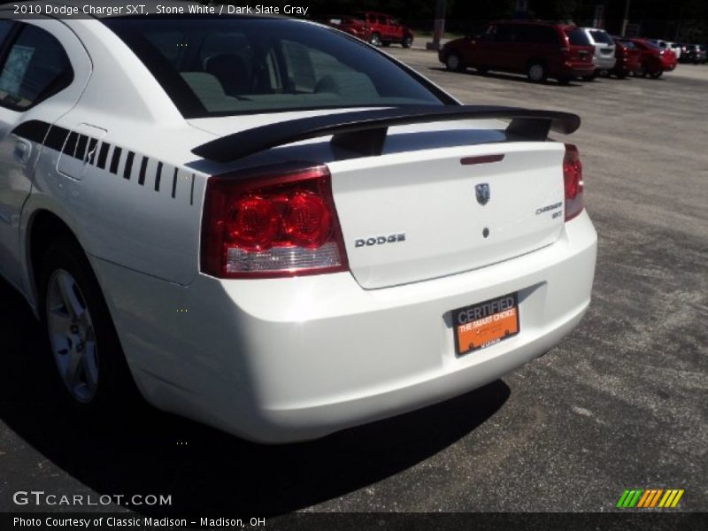 Stone White / Dark Slate Gray 2010 Dodge Charger SXT