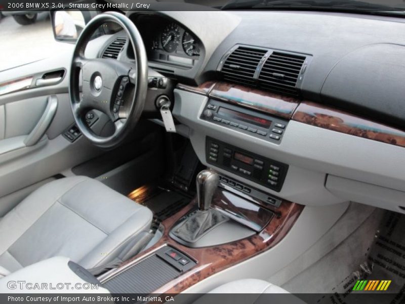 Stratus Grey Metallic / Grey 2006 BMW X5 3.0i