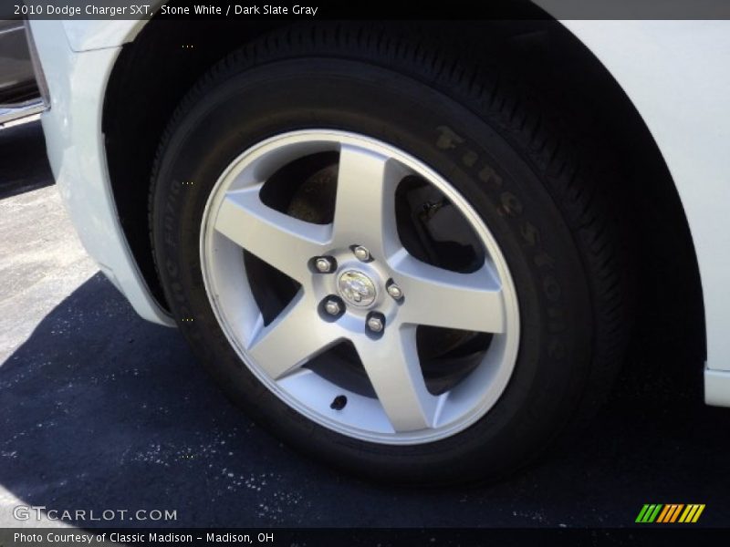 Stone White / Dark Slate Gray 2010 Dodge Charger SXT