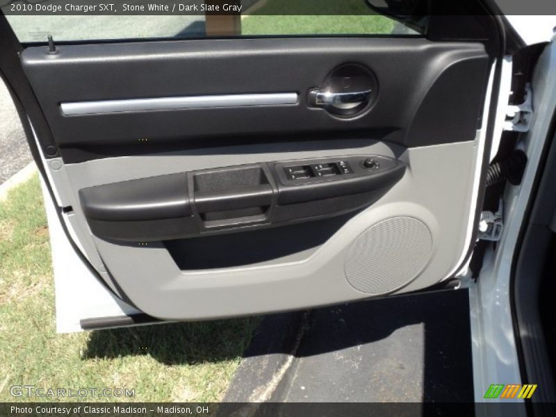 Stone White / Dark Slate Gray 2010 Dodge Charger SXT