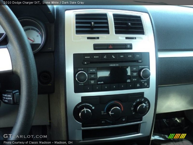 Stone White / Dark Slate Gray 2010 Dodge Charger SXT