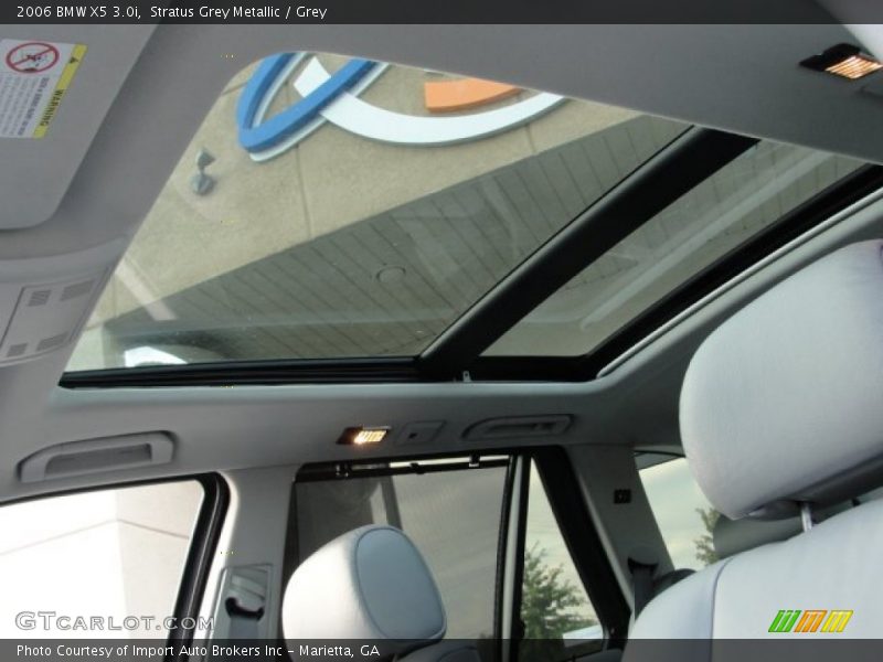 Stratus Grey Metallic / Grey 2006 BMW X5 3.0i