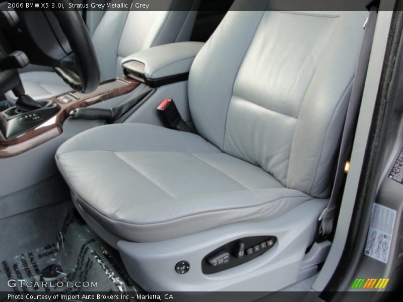Stratus Grey Metallic / Grey 2006 BMW X5 3.0i
