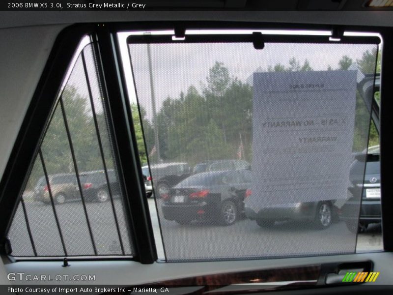 Stratus Grey Metallic / Grey 2006 BMW X5 3.0i