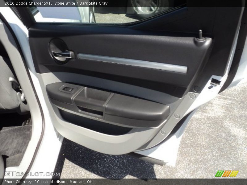 Stone White / Dark Slate Gray 2010 Dodge Charger SXT