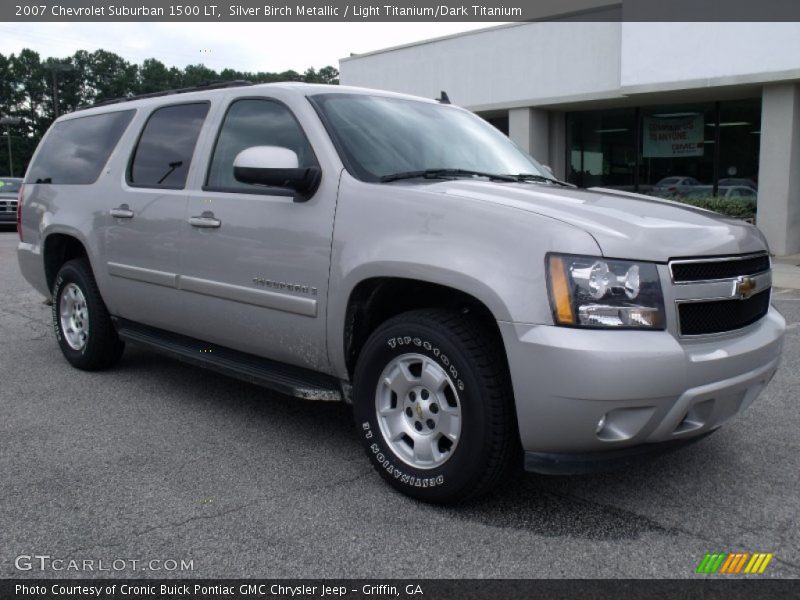 Silver Birch Metallic / Light Titanium/Dark Titanium 2007 Chevrolet Suburban 1500 LT