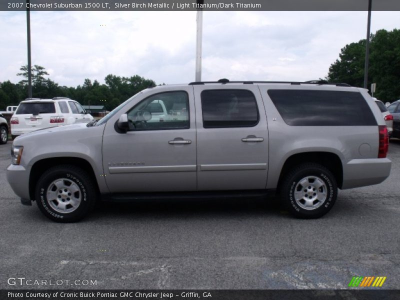 Silver Birch Metallic / Light Titanium/Dark Titanium 2007 Chevrolet Suburban 1500 LT