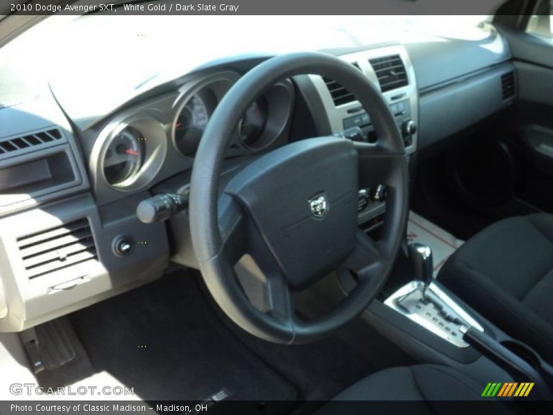 White Gold / Dark Slate Gray 2010 Dodge Avenger SXT