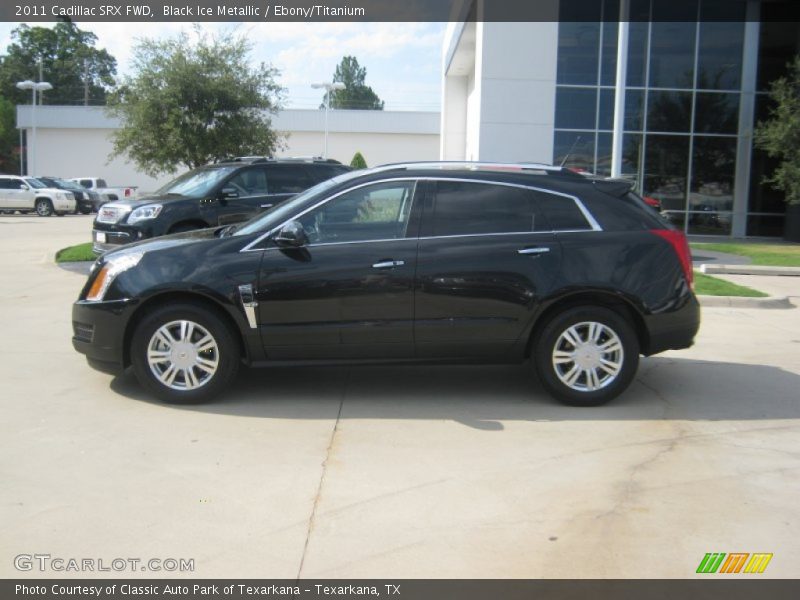 Black Ice Metallic / Ebony/Titanium 2011 Cadillac SRX FWD