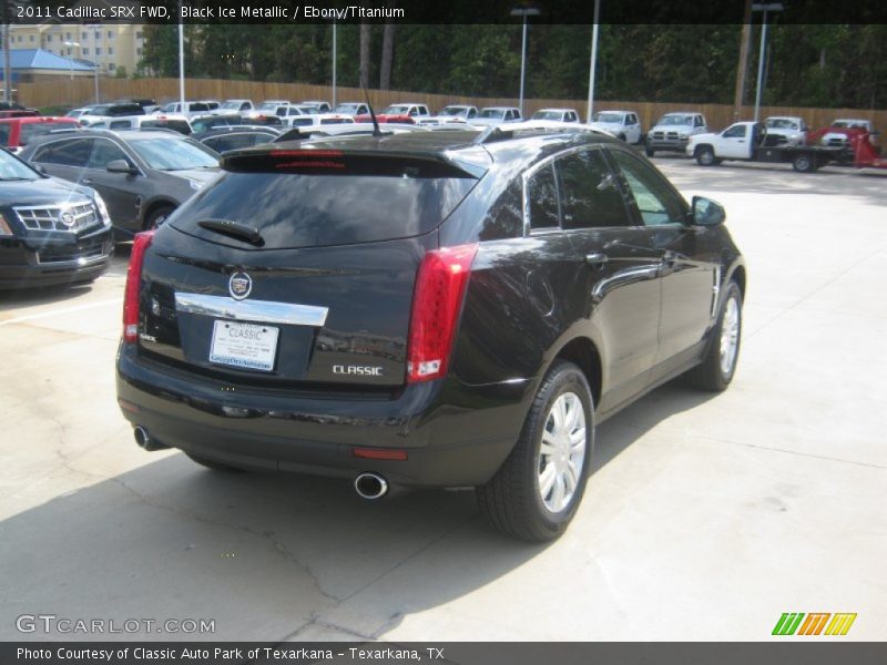 Black Ice Metallic / Ebony/Titanium 2011 Cadillac SRX FWD